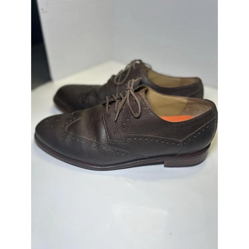 Cole Haan Men's Carter Grand Wing Oxford Chestnut Grain Size 10.5 Wide